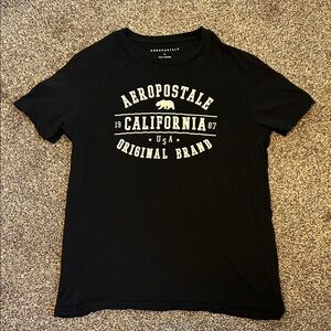 Aeropostale Black California Graphic Tee